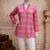 PINK  REYON WITH DIGITAL PRINTED STYLISH WEAR KURTI 
