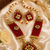 Kundan beaded pearl necklace set for women