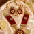 Kundan beaded pearl necklace set for women