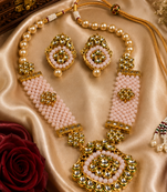 Kundan Wedding Beaded Necklace Set