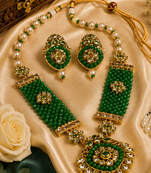 Pearl Kundan Wedding Necklace Set
