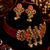 Meenakari kundan beaded choker set