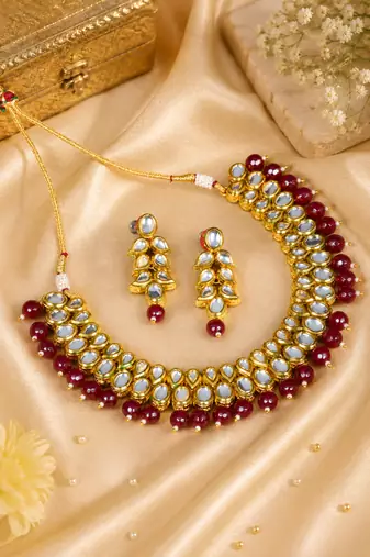 Ethinic Elegance Kundan Choker Necklace