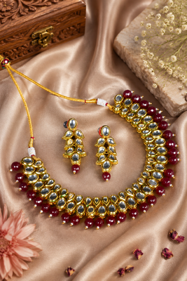 Ethinic Elegance Kundan Choker Necklace 2