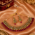 Royal elegance kundan ruby necklace set