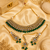 Premium Ethnic Kundan Emerald Necklace Set