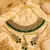Premium Ethnic Kundan Emerald Necklace Set