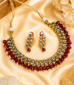 Classic Indian Kundan Necklace Set