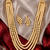 Regal multi strand kundan necklace set