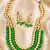 Grand festive wear kundan long necklace set