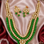 Festive Wear Multi Strand Kundan Necklace Set