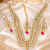 Maharani inspired kundan multi strand necklace