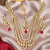 Maharani inspired kundan multi strand necklace