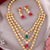 Multi layered kundan royal necklace set