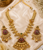Heritage inspired premium temple necklace