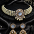 Diamond embellished kundan pearl choker set