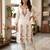 Women White Floral Embroidered Cotton Flex Kurta Pant Set | Stylish Ethnic Wear for Women