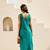 Green solid cotton Kurta set