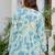 Womens off white self design cotton fabric kurtis 3/4 sleeves v-neck