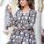 Womens black self design cotton fabric kurtis 3/4 sleeves v-neck