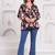 Womens black self design cotton fabric kurtis 3/4 sleeves v-neck