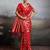 women woven kanjivaram silk blend saree with blouse piece 