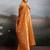 women woven kanjivaram silk blend saree with blouse piece 