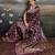 women woven kanjivaram silk blend saree with blouse piece 