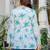 Womens white self design cotton fabric kurtis 3/4 sleeves v-neck