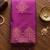 magenta soft silk blend saree for women with red blouse 