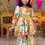 Multicolor printed chanderi sharara set