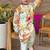 Multicolor printed chanderi kurta set