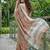 women linen saree with  embroidery and tassel pallu
