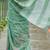 women linen saree with  embroidery and tassel pallu