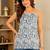 Womens white self design cotton fabric kurtis sleeveless square neck