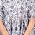 Womens white self design cotton fabric kurtis 3/4 sleeves mandarin collar