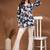 Womens navy blue self design cotton fabric kurtis 3/4 sleeves v-neck
