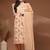 Womens mustard self design cotton fabric kurta set 3/4 sleeves round neck