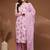 Womens white self design cotton fabric kurta set 3/4 sleeves round neck