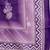 Womens purple self design cotton fabric kurta set 3/4 sleeves round neck
