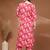 Womens red self design cotton fabric kurta set 3/4 sleeves v-neck