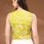 Womens green self design cotton fabric tops 3/4 sleeves v-neck