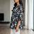 Womens black self design cotton fabric kurtis 3/4 sleeves v-neck