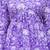 Womens purple self design cotton fabric kurtis 3/4 sleeves v-neck