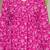 Womens pink self design cotton fabric kurtis 3/4 sleeves v-neck