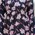 Womens black self design cotton fabric kurtis 3/4 sleeves v-neck