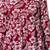 Womens maroon self design cotton fabric kurtis 3/4 sleeves v-neck