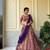 Brown Womens Zari Weaving Work Lehenga Choli Set
