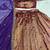 Brown Womens Zari Weaving Work Lehenga Choli Set