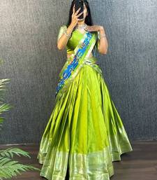 Green Lehenga Choli Set